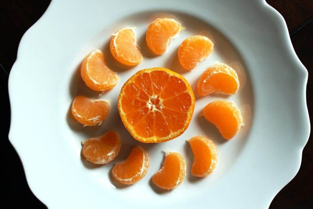 Mandarin slice segmentation