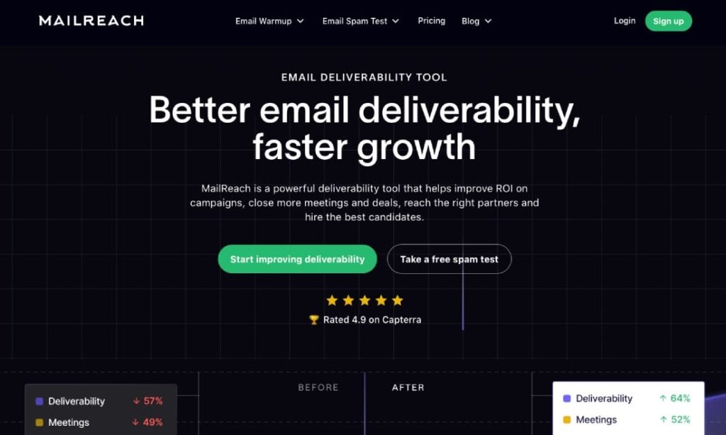 Mailreach website