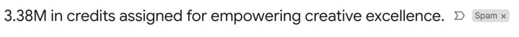 Example of misleading subject lines
