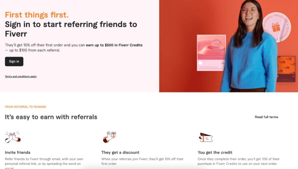 Fivver Referral