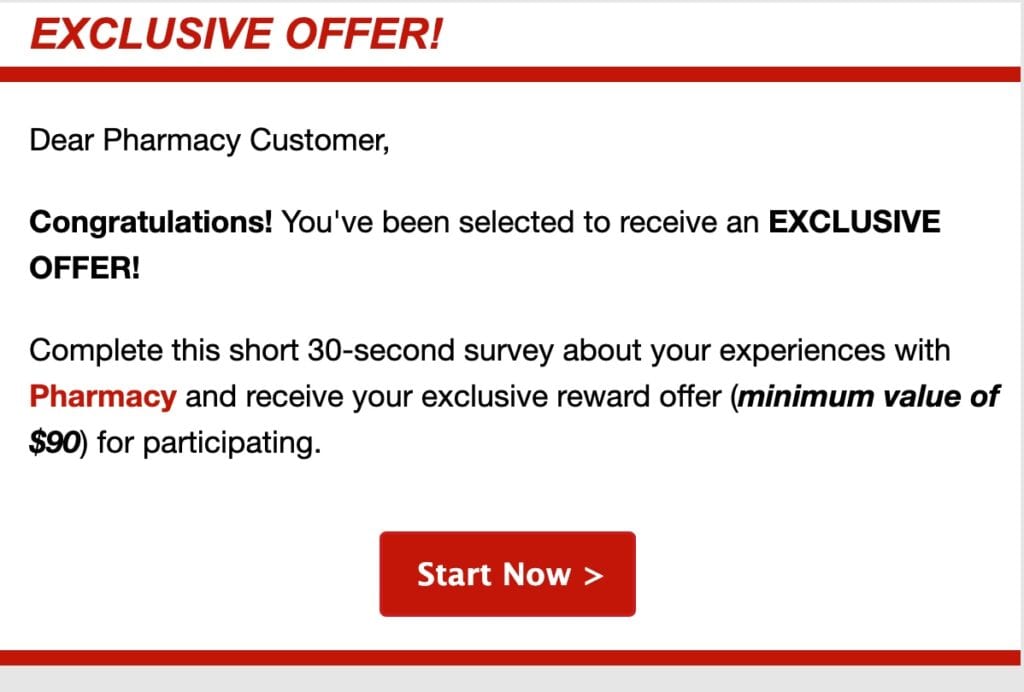Sending overly salesly email - example