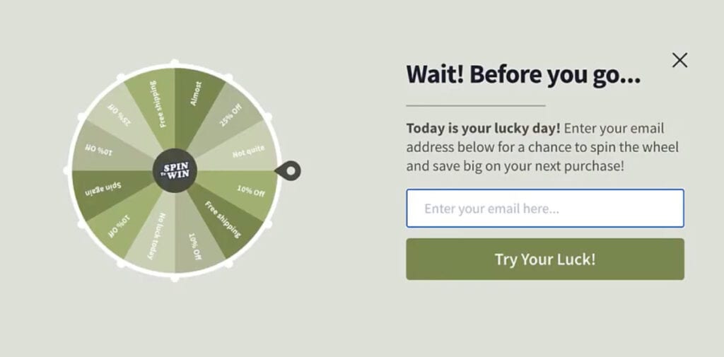 Spin-to-Win Wheel