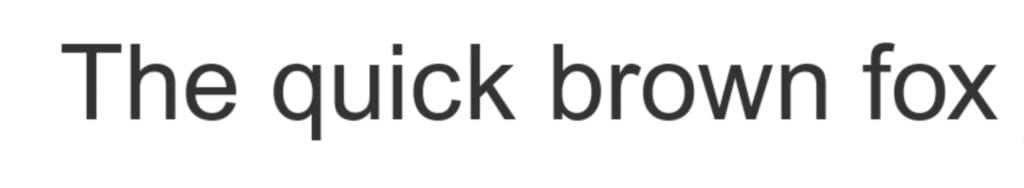 Arial font for email