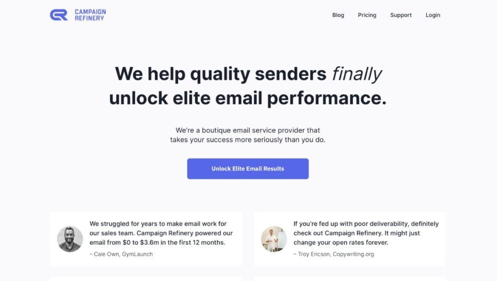 Campaign Refinery Homepage