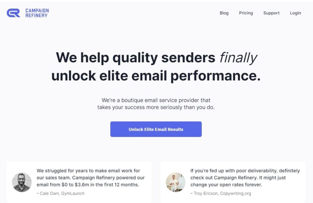 Campaign Refinery Homepage