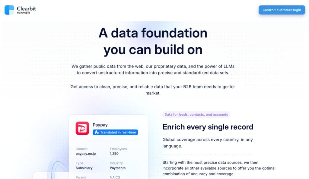 Clearbit