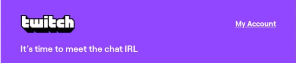 Example of a simple email header