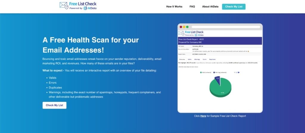Free List Check Homepage