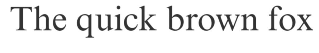 Times new roman font for email