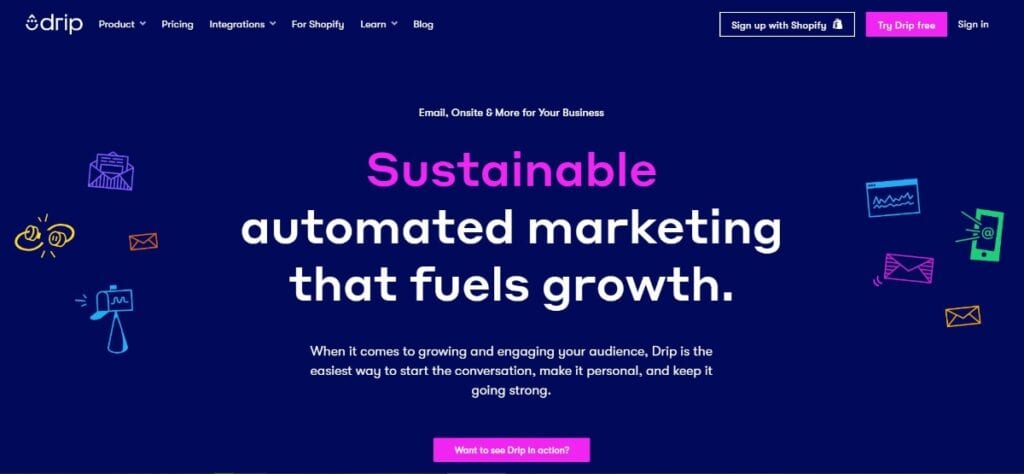 Drip Homepage