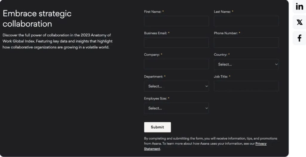 Example of gated content