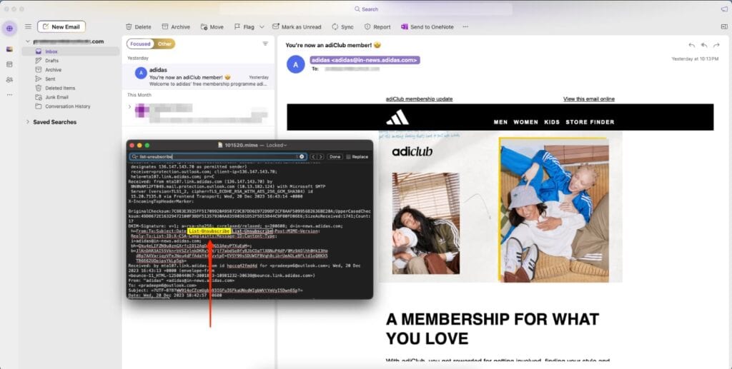 Outlook on Mac