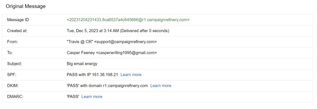email passing domain authentication