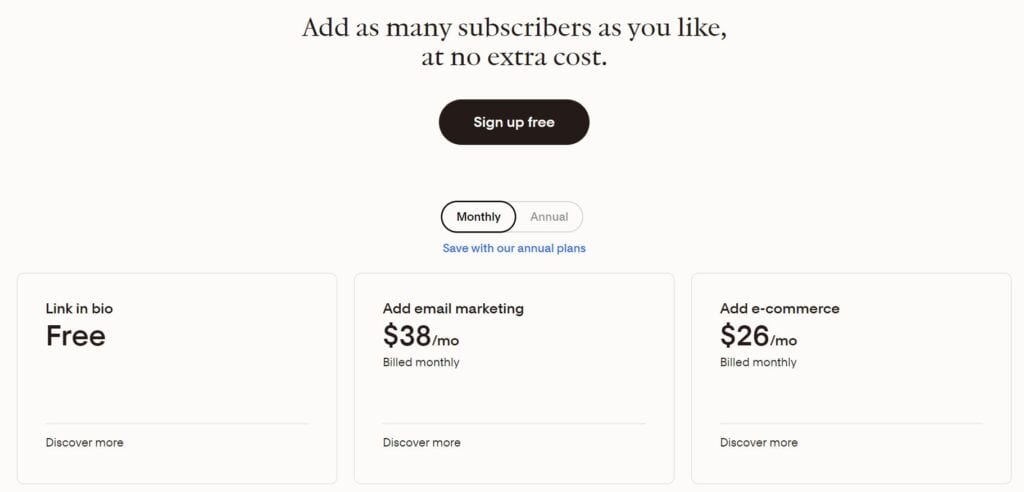 Flodesk pricing