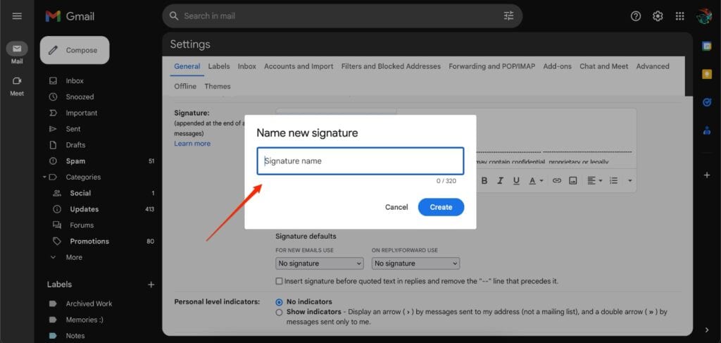 How to Add Email Footer in Gmail