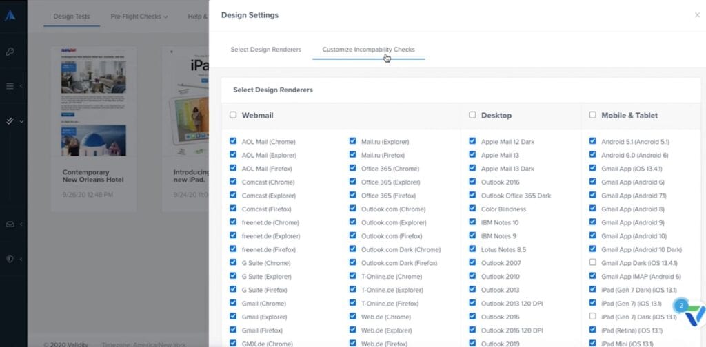 Validity Everest UI