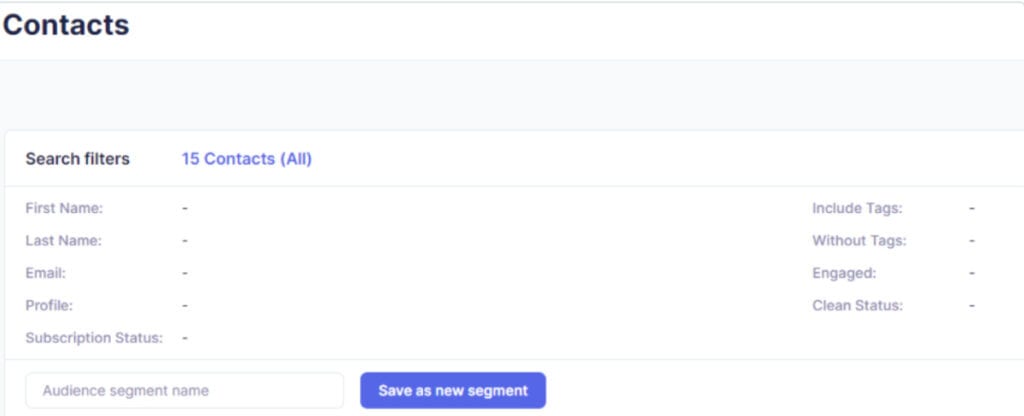 example of unsubscribe rate