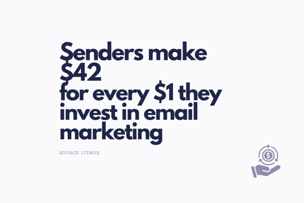 Email marketing ROI statistics