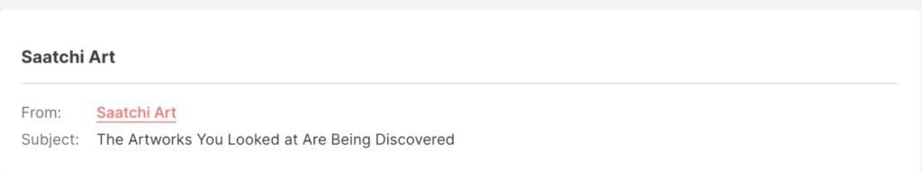 abandoned cart subject line example