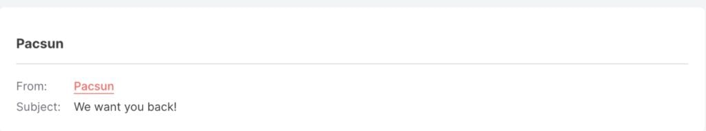 abandoned cart subject line example