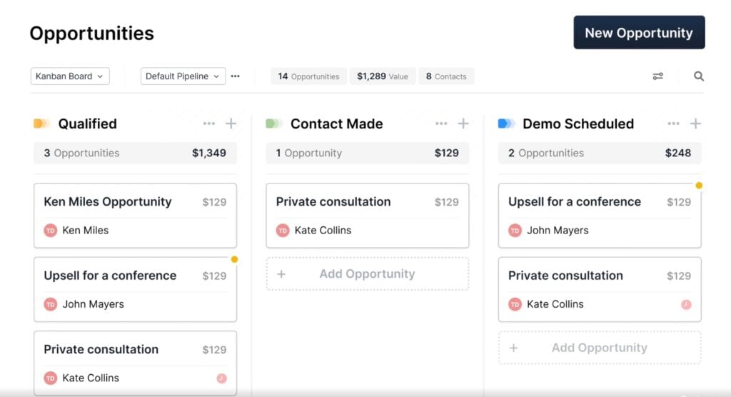 ClickFunnels UI