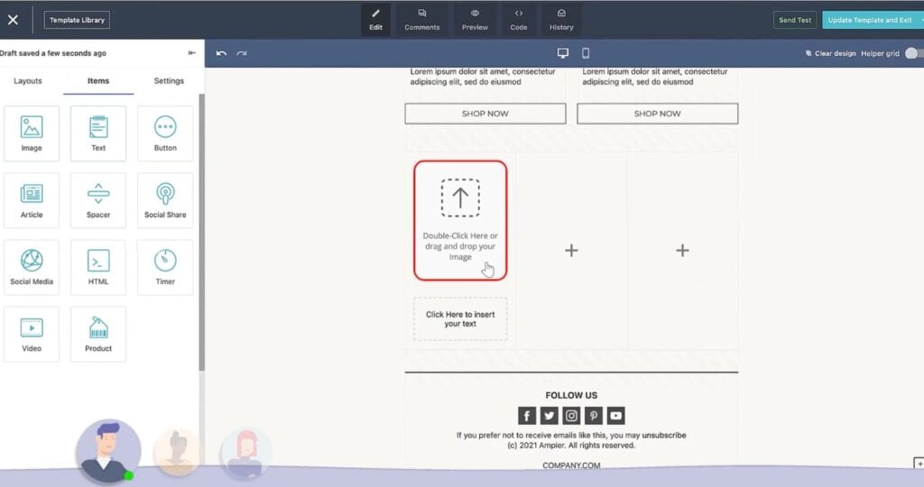 Moosend Email Editor
