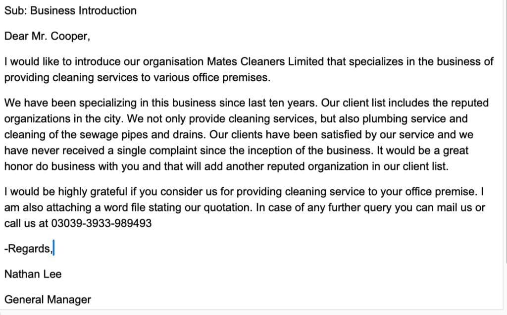 email format
