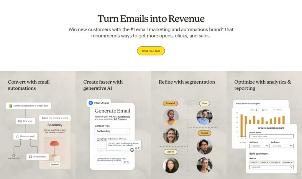 Mailchimp Homepage
