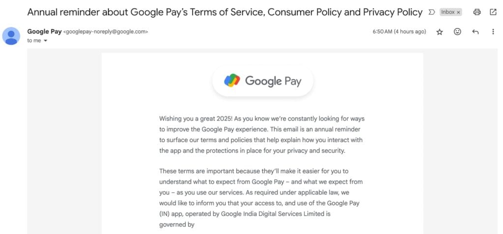 no reply example from google