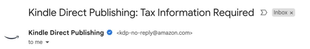 no reply example from kindle publishing