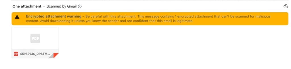 email attachment example