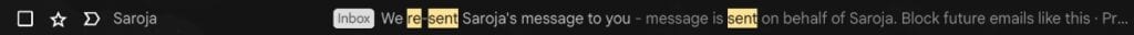 example of resend email