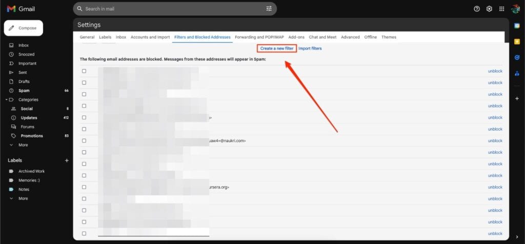 Add trusted sender in Gmail - Step 2