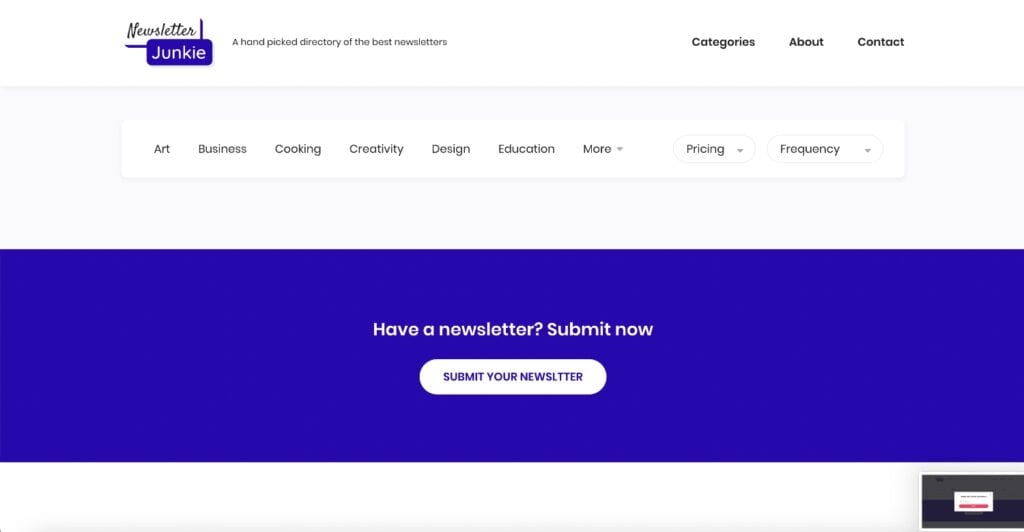 Newsletter directories example