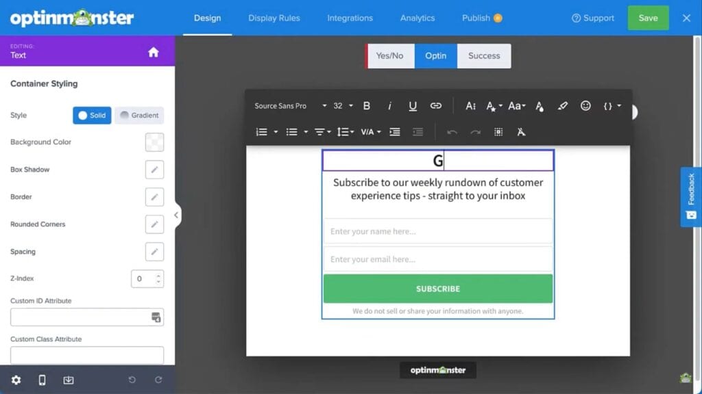 OptinMonster Popup Builder