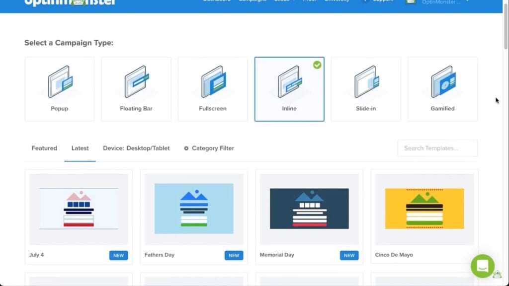 OptinMonster UI