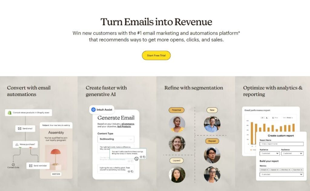 Mailchimp Homepage