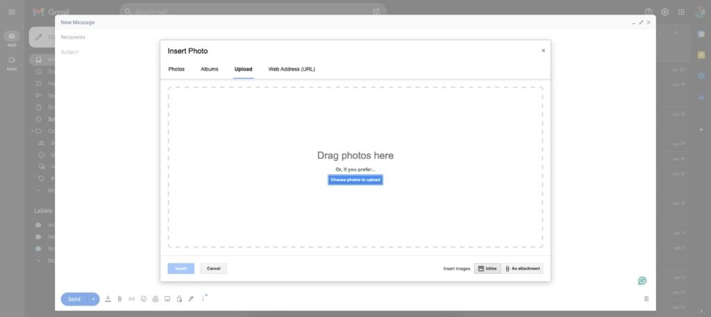 Add GIF to Gmail