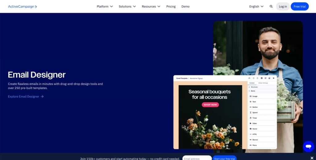 Activecampaign UI