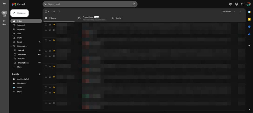 Gmail Inbox