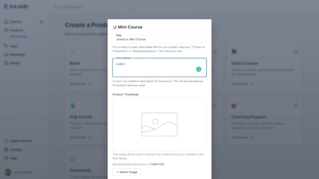 Kajabi course builder