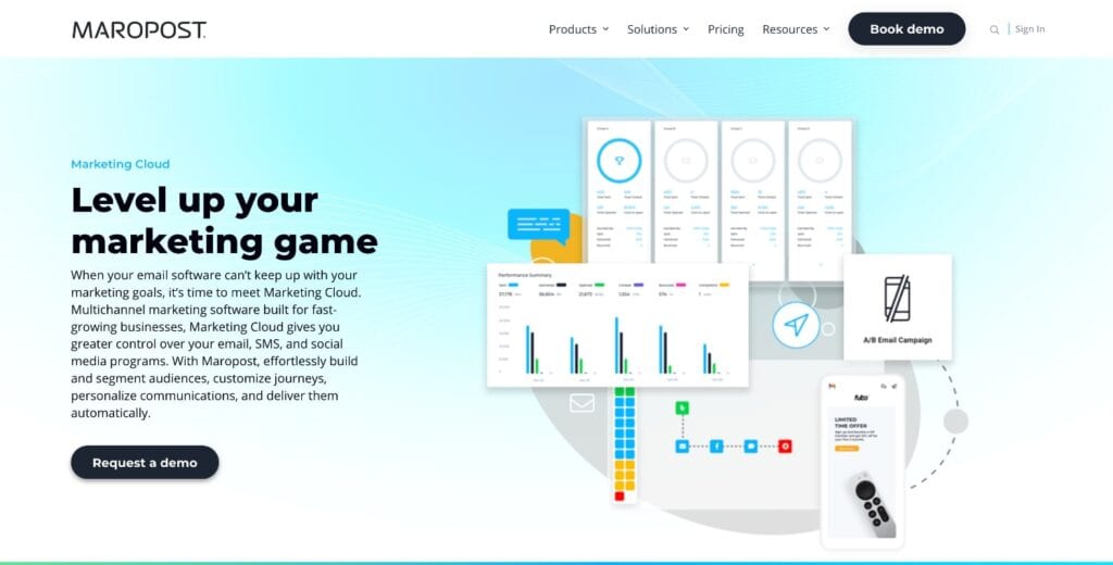 maropost homepage