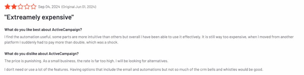 AC user review 2