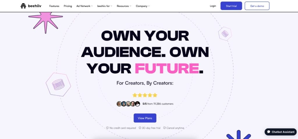 Beehiiv Website