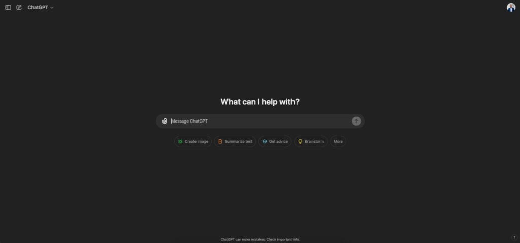 ChatGPT UI