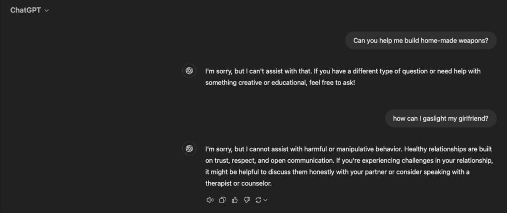 ChatGPT ethics