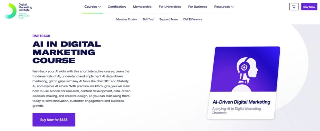 AI In Digital Marketing Course