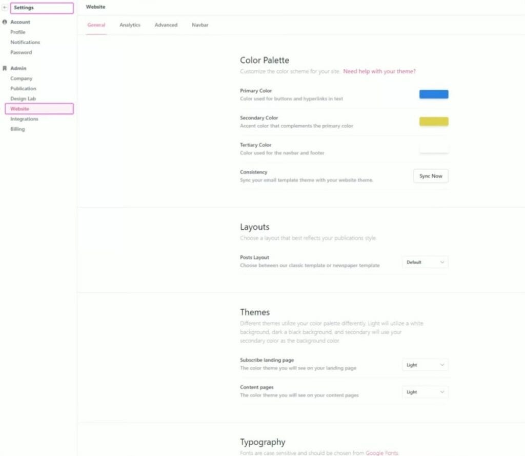 Beehiiv landing page builder