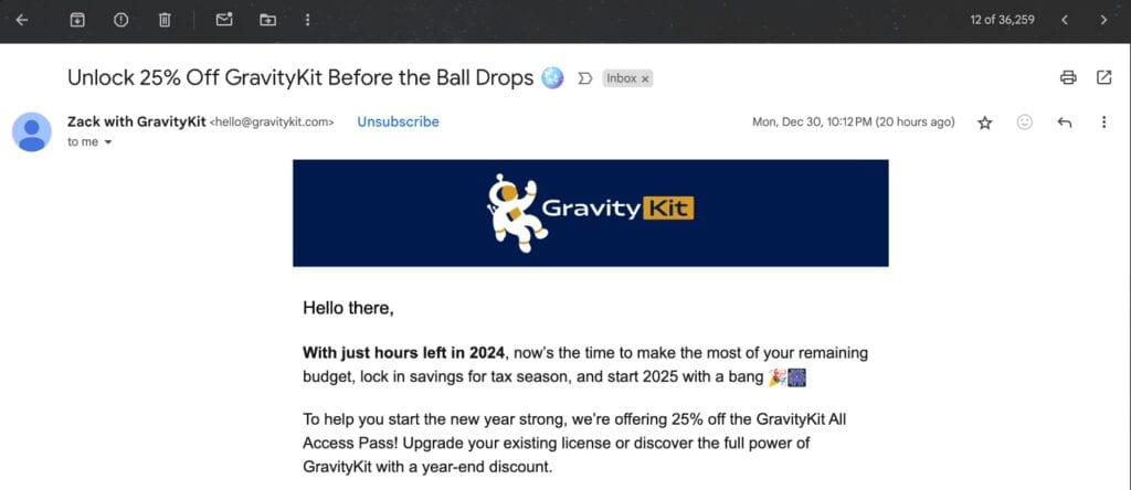 email management example