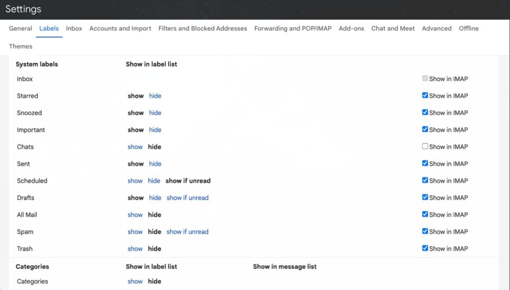 email management example